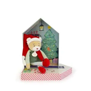 Doudou et Compagnie Novogodišnji plišani meda 27 cm