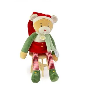 Doudou et Compagnie Novogodišnji plišani meda Cimet 40 cm