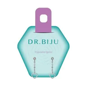 Dr.Biju Minđuše 3.3Mm Providan Krug I Viseće Srce
