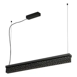EGLO LED viseća lampa AUROTONELLO crna sa kristalima 117 cm 39826