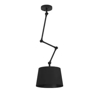 EGLO plafonska lampa PISTUNIO E27 crna Ø35 cm 390112