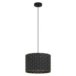 EGLO Viseća lampa MARASALES E27 Ø38 cm crna/mesing 99524