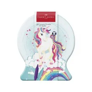 FABER-CASTELL Flomaster set 1/33 Connector Unicorn met. kut.