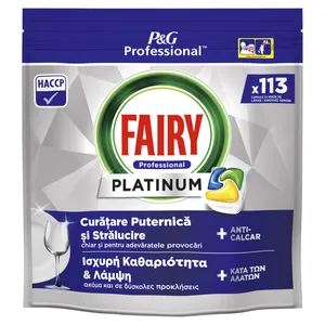 Fairy Professional Platinum kapsule za mašinu za sudove Lemon, 113 komada