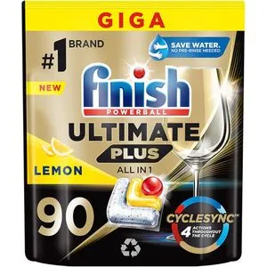 Finish Ultimate Plus All in 1 Lemon tablete za mašinsko pranje posuđa, 90 kom