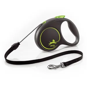 Flexi povodac za psa Black Design M cord - 5m