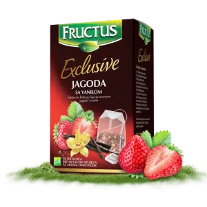 Fructus čaj Jagoda sa vanilom Exclusive 20 filter kesica