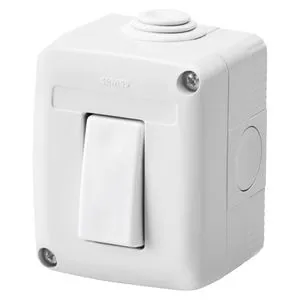 Gewiss System, 2P prekidac 16A, nadgradni, IP40, sivi