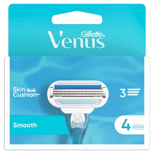Gillette Venus Smooth dopune za ženski brijač, 4 komada