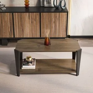 Hanah Home klub sto Monaco, 91 cm, orah / crni
