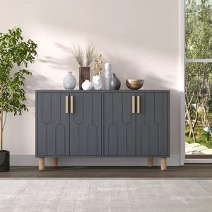 Hanah Home konzola Vincent, 120 cm, antracit