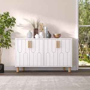Hanah Home konzola Vincent, 120 cm, bela