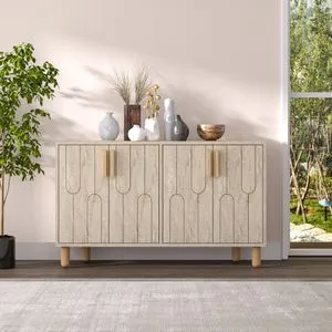 Hanah Home konzola Vincent, 120 cm, Traverten Travertine