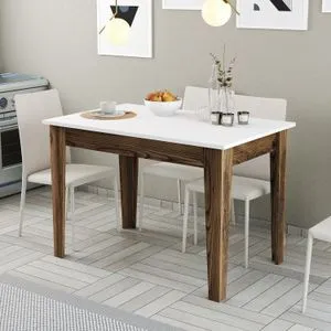 Hanah Home kuhinjski sto Kiev 505, 110 cm, orah / beli