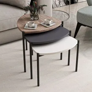 Hanah Home set stočića Lenny, 3 komada, višebojna