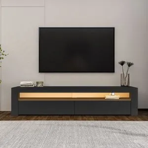 Hanah Home TV komoda Batı, 150 cm, antracit