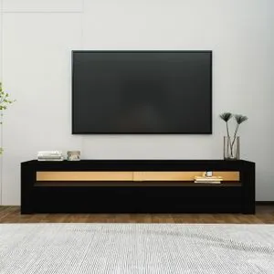 Hanah Home TV komoda Batı, 150 cm, crna