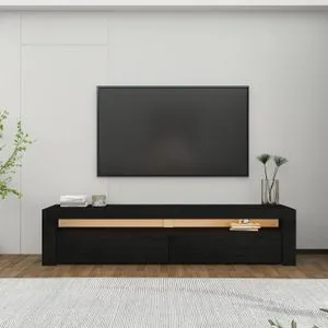 Hanah Home TV komoda Batı, 150 cm, Wood Black