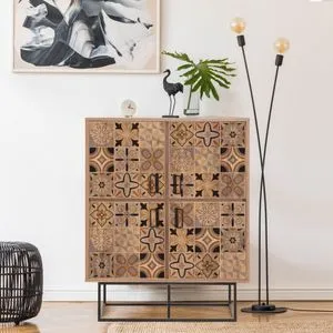 Hanah Home višenamenski ormarić Quantum Solo, 93 cm, Retro Atlantic