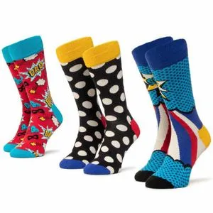 Happy Socks LFS Box čarape 3-pack Super Dad Socks gift set za žene
