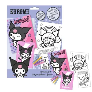 Hello Kitty and Friends Kuromi bojanka sa notesom i 4 boje