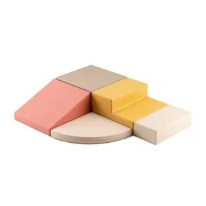 IGLU soft play set Corner Climber, 5 elemenata, pastelno roze