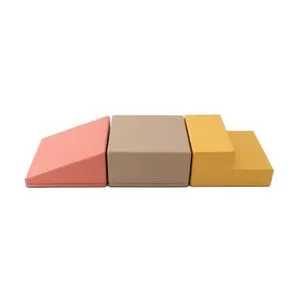 IGLU soft play set Mini Climbie, 3 elementa, pastelno roze