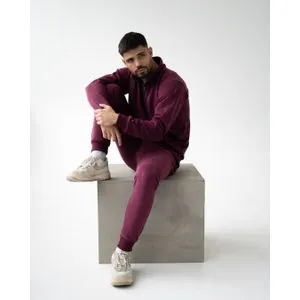 Innovation X Muški Komplet Bordo (Duks Half Zip)