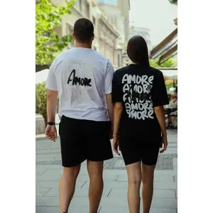 Innovation X Oversized Majica Unisex - Crna Amore
