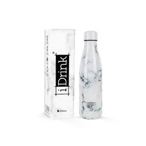iTOTAL Boca Metalna 500ml Marble Bela ID0425