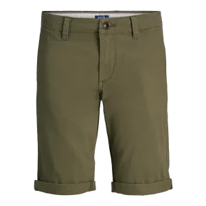 Jack & Jones Junior Chino bermude za dečake JPSTDAVID, zelene