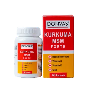 KURKUMA MSM forte DONVAS®, 60 kapsula 