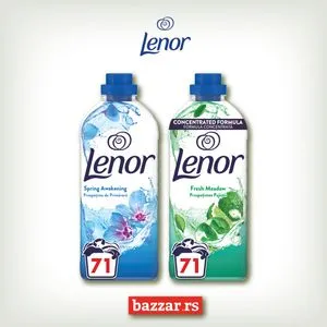 Lenor omekšivač za veš Spring Awakening + Fresh Meadow 2 x 1,491 l, 142 pranja