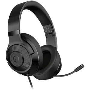 LORGAR Noah 101, Gaming headset with microphone, 3.5mm jack connection, cable length 2m, foldable design, PU leather ear pads, size: 185*195*80mm, 0.245kg, black