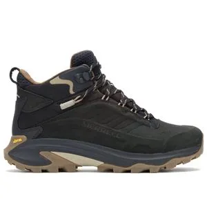 Merrell cipele Moab Speed 2 Mid WP za muškarce, crne sa bež