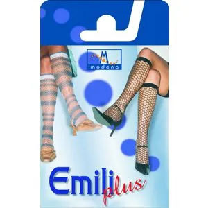 Mreža Ženske dokolenice EMILI PLUS Micro Rete - Crna