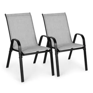 Multigarden Set od 2 baštenske stolice light gray Multigarden