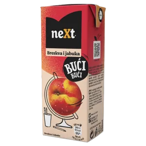 Next BUĆI BUĆI Breskva,200ml, 24 kom