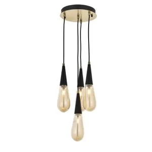 Opviq luster AV-4236-4ET, 4 × E14, antik