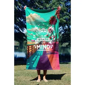 Peškir za plažu 'Summer is State of Mind' 70 Multicolor