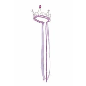 Princezina tiara - Lila mašna