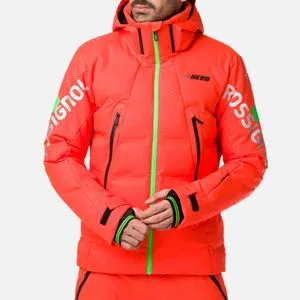 ROSSIGNOL MEN'S HERO DEPART SKI JACKET NEON RED