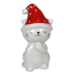 Sigma Novogodišnja figura mačka 13cmOYZM9049-2