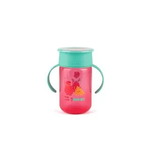 Suavinex Solja Sa Diskom 340 Ml +12M Roze