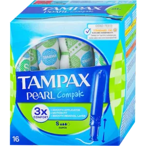 Tampax Pearl Compak Super tamponi sa aplikatorom, 16 komada
