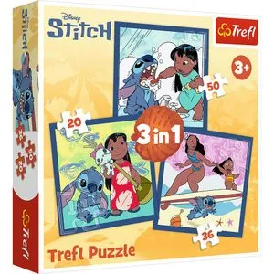 Trefl Disney Lilo i Stitch puzzle 3 u 1