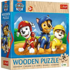 Trefl Paw Patrol drvene puzzle 24 dela