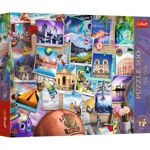 Trefl puzzle Tea Time kolaž putovanja 500 delova