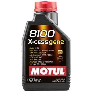 Ulje 5W40 Motul 8100 X-Cess Gen2 1L