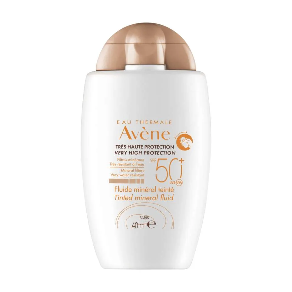 Avene Sun Mineralni fluid tonirani SPF50+, 40 ml